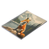 Portrait des Roten Fox Notizblock (Linke Seite)