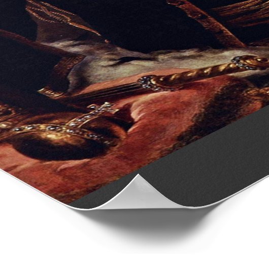 Portrait des russischen Kaisers Peter III. Von Pfa Poster (Ecke)