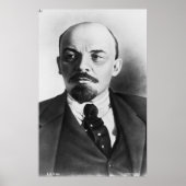 Portrait des russischen Wladimir Ilyich Lenin Poster (Vorne)