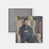 Portrait des Sammlers Alexei A. Bakhrush Magnet (Vorderseite/Rückseite)