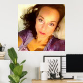 Portrait des schönen Fotos Poster (Heimbüro)