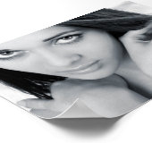 Portrait des schönen Mädchens Poster (Ecke)