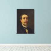 Portrait des Typ von Maupassant 1876 Leinwanddruck (Insitu (Holzboden))