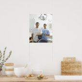 Portrait des Zahnarztes und seines Assistenten in Poster (Küche)