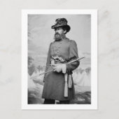 Portrait des zivilen Krieges, 1860er Postkarte (Vorderseite)