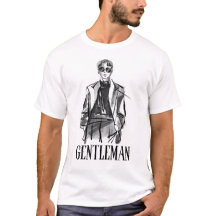 Portrait Design Artwork Print T - Shirt