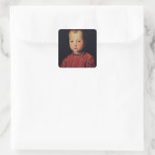 Portrait Don Garcia Quadratischer Aufkleber (Tasche)