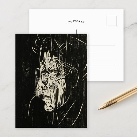 Portrait Edmund Schaeffer | Albert Müller Postkarte