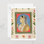 Portrait einer Adelsfrau aus der kleinen Clive Alb Postkarte (Vorne/Hinten)