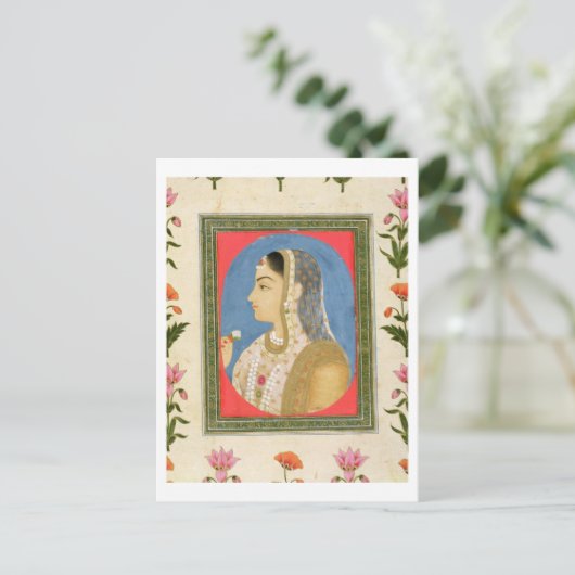 Portrait einer Adelsfrau aus der kleinen Clive Alb Postkarte (Stehend Vorderseite)