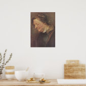 Portrait einer alten Frau Poster (Küche)