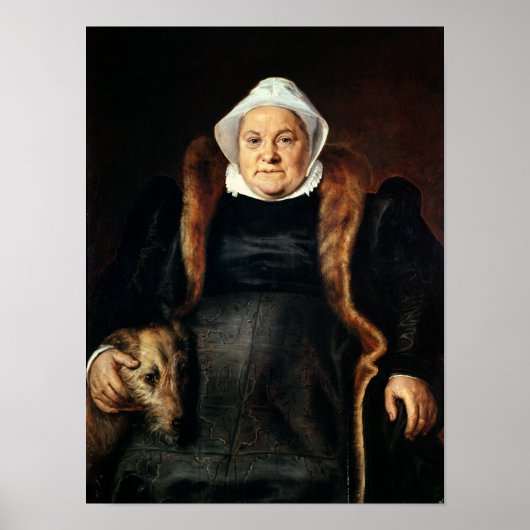 Portrait einer älteren Frau Poster (Vorne)