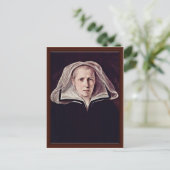 Portrait einer älteren Frau von Reni Guido Postkarte (Stehend Vorderseite)