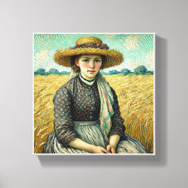 Portrait einer Bauernfrau von Vincent van Gogh Leinwanddruck