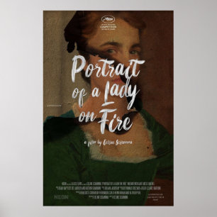 Portrait einer brennenden Dame 3 Poster