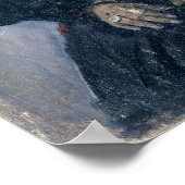 Portrait einer Cossack-Frau, 1909 Poster (Ecke)