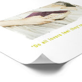 Portrait einer Dame auf Feuerliebhaber Poster (Ecke)