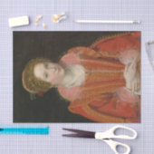 Portrait einer Dame, Halblänge von Ottavio Leoni Seidenpapier (Handwerk)