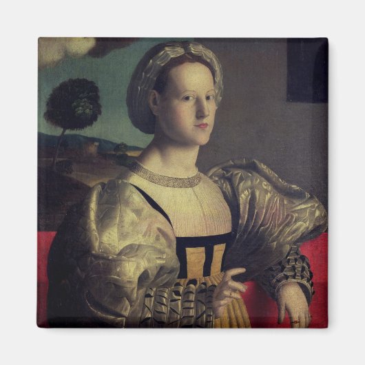 Portrait einer Dame Magnet (Vorne)