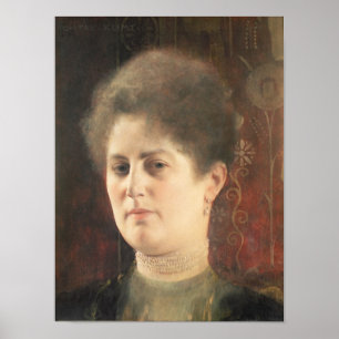 Portrait einer Dame Poster