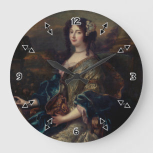 Portrait einer Edelfrau von Pierre Mignard Große Wanduhr