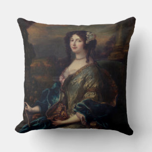 Portrait einer Edelfrau von Pierre Mignard Kissen