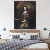 Portrait einer Edelfrau von Pierre Mignard Leinwanddruck (Insitu (Schlafzimmer))