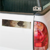 Portrait einer Edwardian Lady (Vintage Kunst) Autoaufkleber (Auf Lkw)