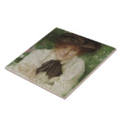 Portrait einer Edwardian Lady (Vintage Kunst) Fliese (Seite)