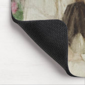 Portrait einer Edwardian Lady (Vintage Kunst) Mousepad (Ecke)