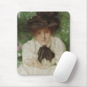 Portrait einer Edwardian Lady (Vintage Kunst) Mousepad (Mit Mouse)