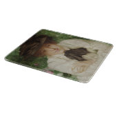 Portrait einer Edwardian Lady (Vintage Kunst) Schneidebrett (Ecke)