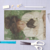 Portrait einer Edwardian Lady (Vintage Kunst) Seidenpapier (Handwerk)