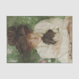 Portrait einer Edwardian Lady (Vintage Kunst) Seidenpapier