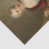 Portrait einer eleganten Dame von Pierre Allais Seidenpapier (Ausschnitt)