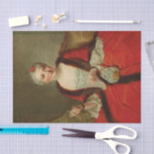 Portrait einer eleganten Dame von Pierre Allais Seidenpapier (Handwerk)