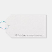 Portrait einer Faune (Weißschwanzhirsche) Geschenkanhänger (Rückseite Horizontal)