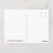 Portrait einer Faune (Weißschwanzhirsche) Postkarte (Rückseite)