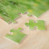 Portrait einer Faune (Weißschwanzhirsche) Puzzle (Seite)