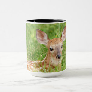 Portrait einer Faune (Weißschwanzhirsche) Tasse