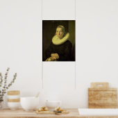Portrait einer Frau, 1644 Poster (Küche)