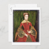 Portrait einer Frau, 16 Jahre alt, zuvor identifiz Postkarte (Vorne/Hinten)