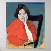 Portrait einer Frau, 1890 Poster (Vorne)