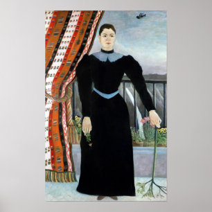 Portrait einer Frau, 1895 Poster