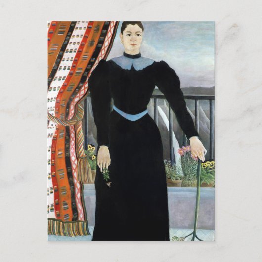 Portrait einer Frau, 1895 Postkarte (Vorderseite)