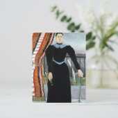 Portrait einer Frau, 1895 Postkarte (Stehend Vorderseite)