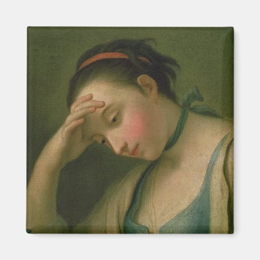 Portrait einer Frau 2 Magnet (Vorne)