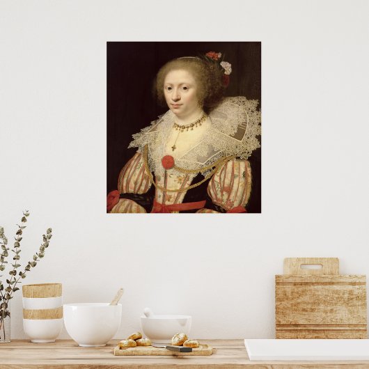 Portrait einer Frau 2 Poster (Küche)