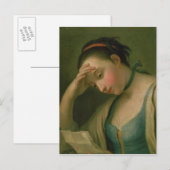 Portrait einer Frau 2 Postkarte (Vorne/Hinten)