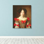 Portrait einer Frau 3 Leinwanddruck (Insitu (Holzboden))